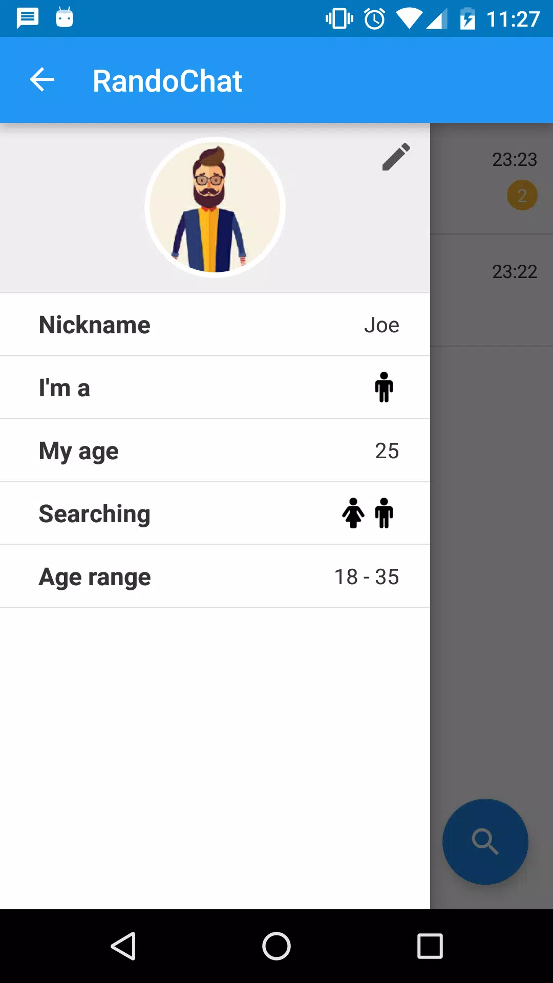RandoChat - Chat roulette Capture d'écran 0