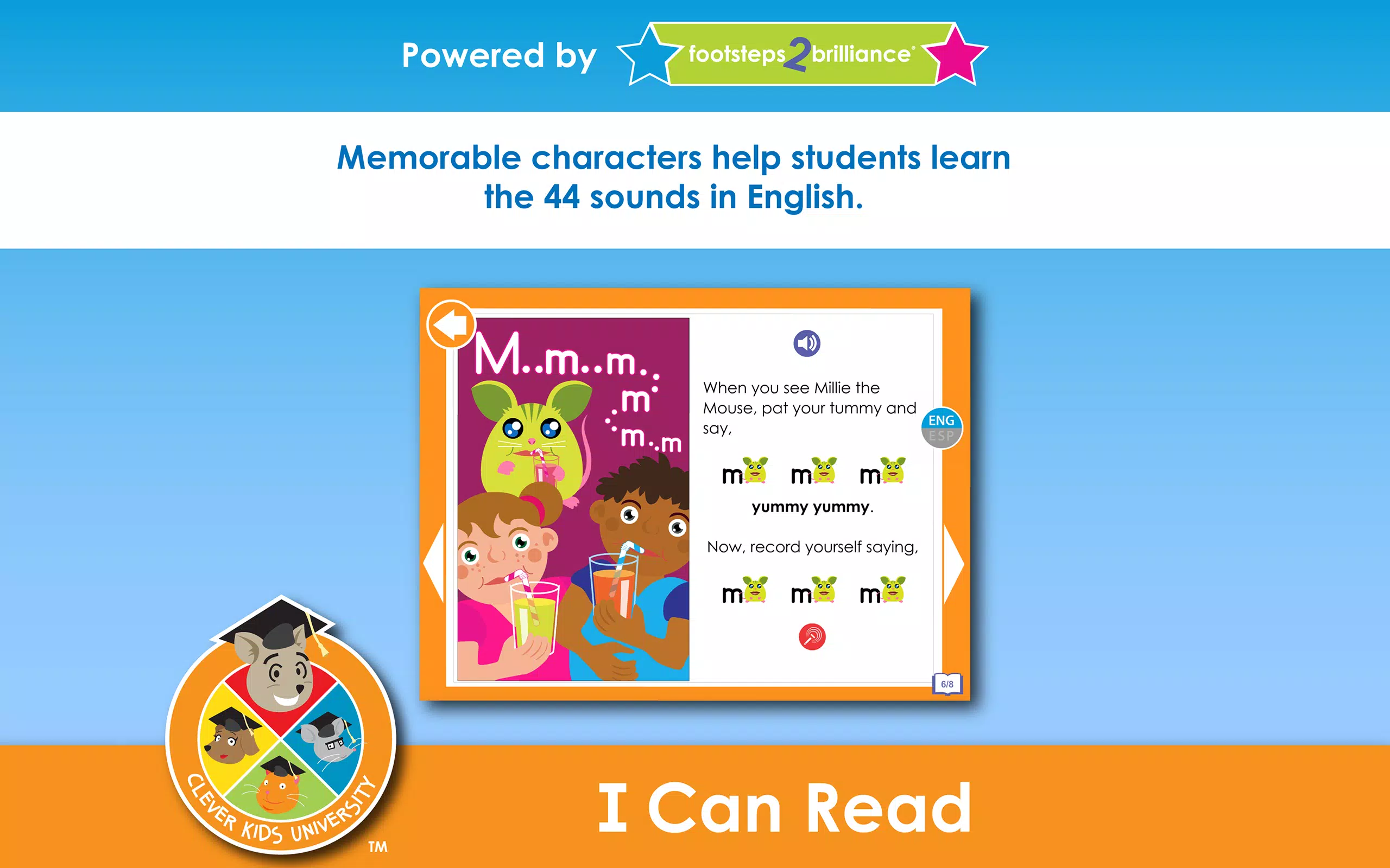 Clever Kids U: I Can Read 螢幕截圖 1