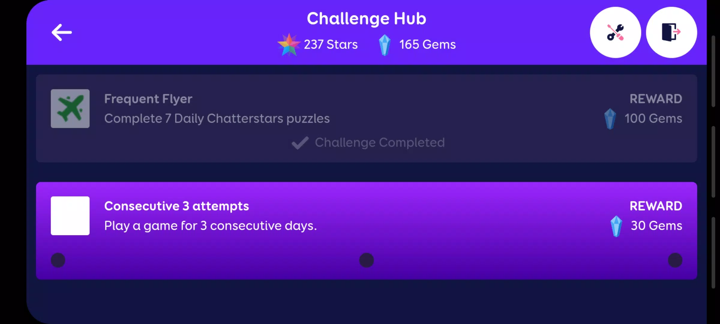 ChatterStars 螢幕截圖 2