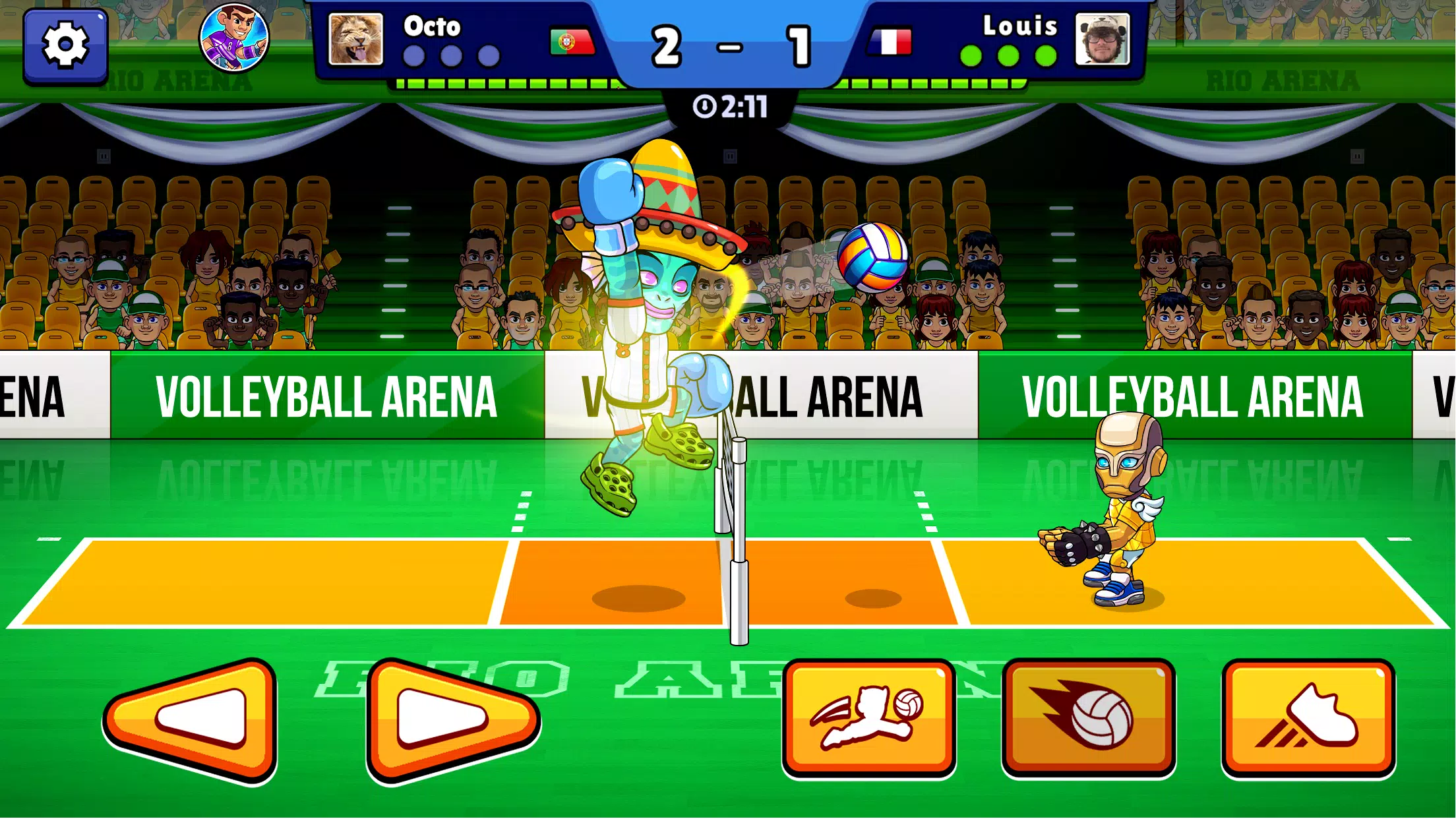Schermata Volleyball Arena 2