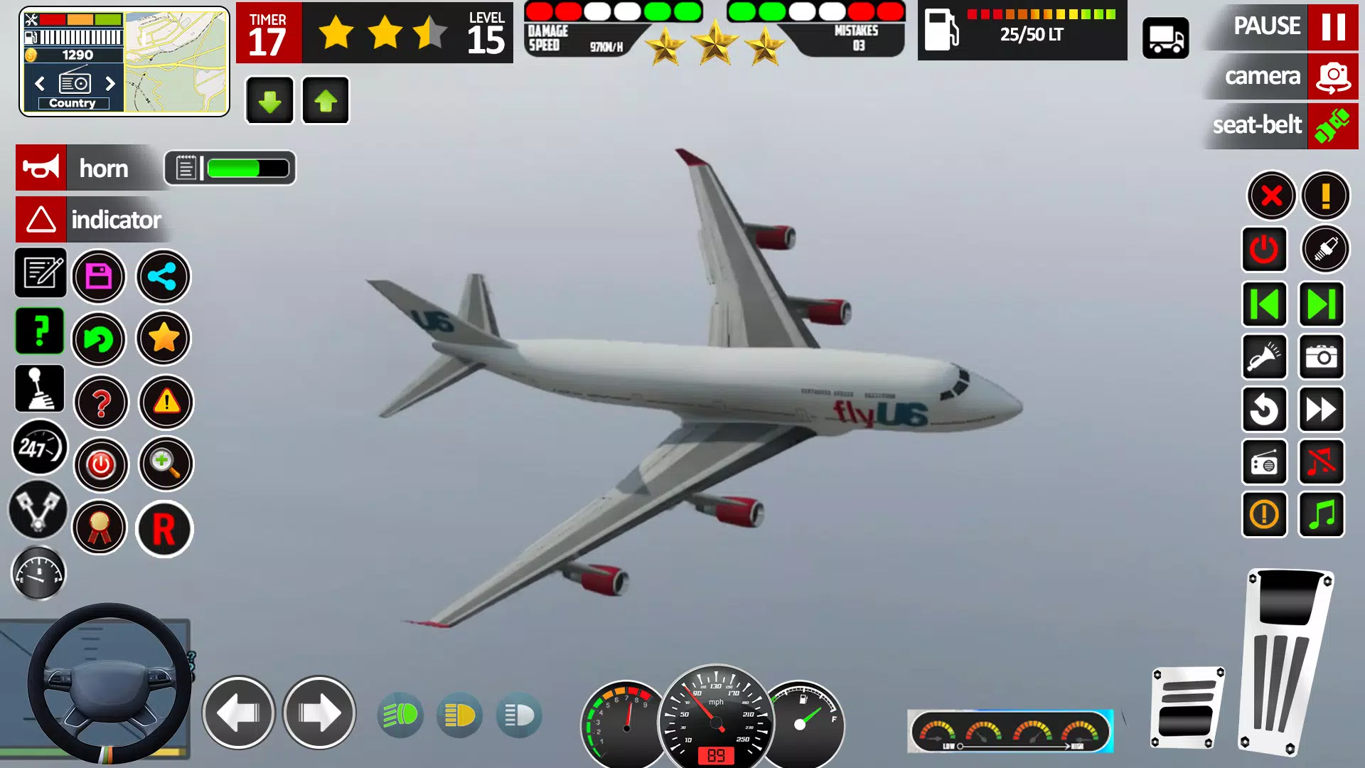 Plane Game Flight Simulator 3d Скриншот 3