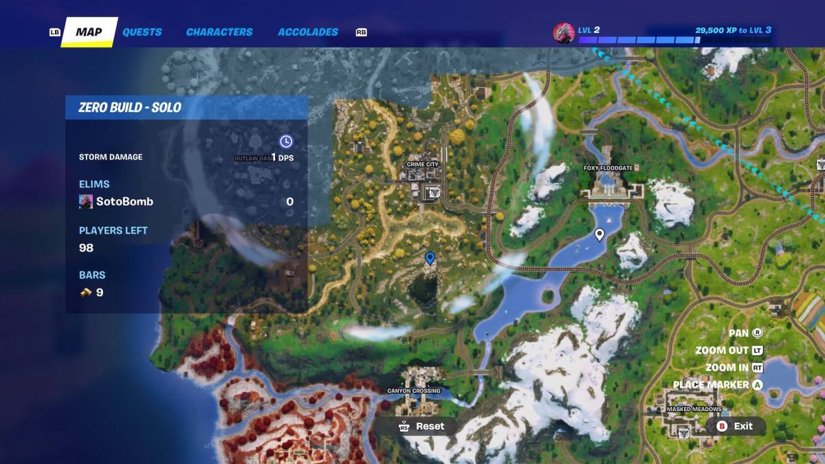 Fortnite第6章、シーズン2のシークレットウルフパックの場所。