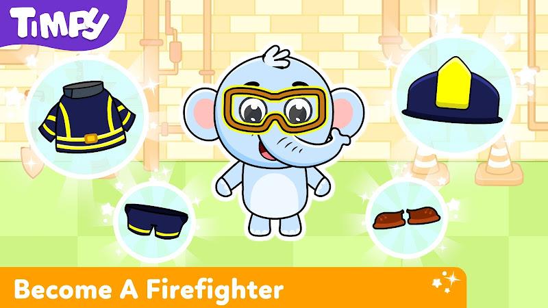 Timpy Kids Firefighter Games স্ক্রিনশট 2