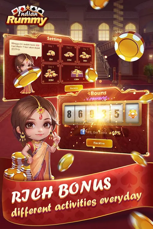 Indian Rummy-free card game online Zrzut ekranu 3