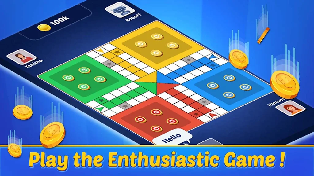 Ludo Offline : Ludo flying ภาพหน้าจอ 0