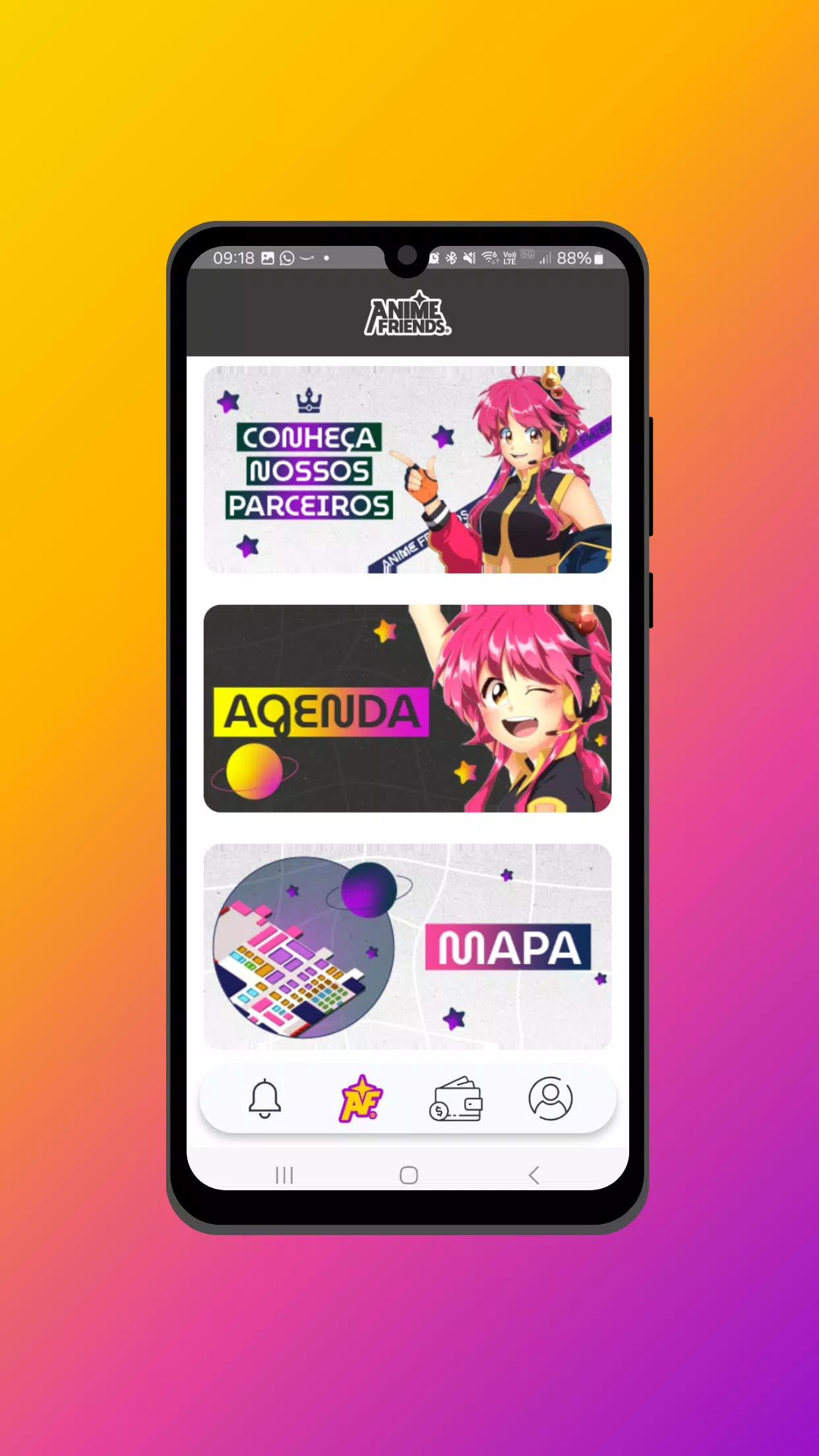 App Anime Friends Capture d'écran 2