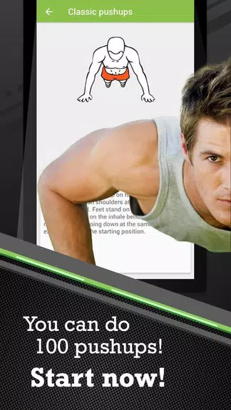 100 Pushups workout BeStronger 螢幕截圖 0