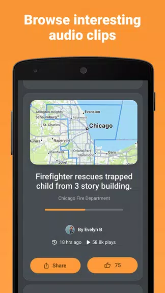 Scanner Radio - Police Scanner Capture d'écran 1