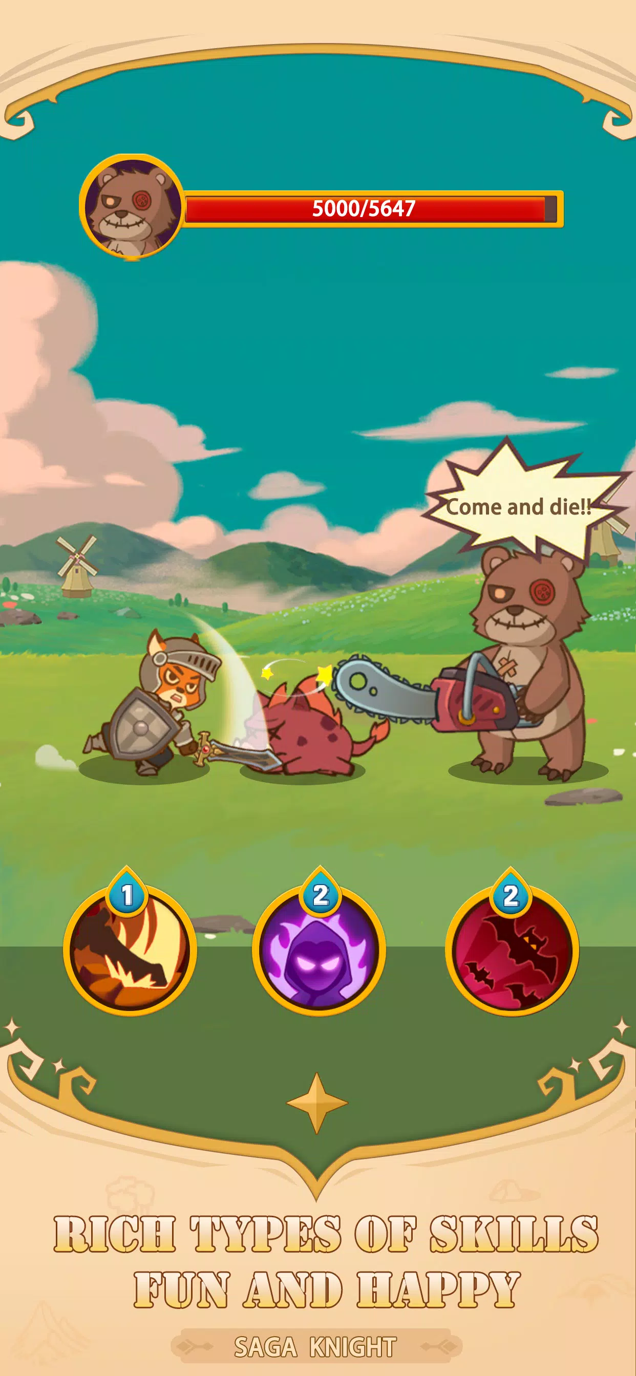 Schermata Saga Knight 2