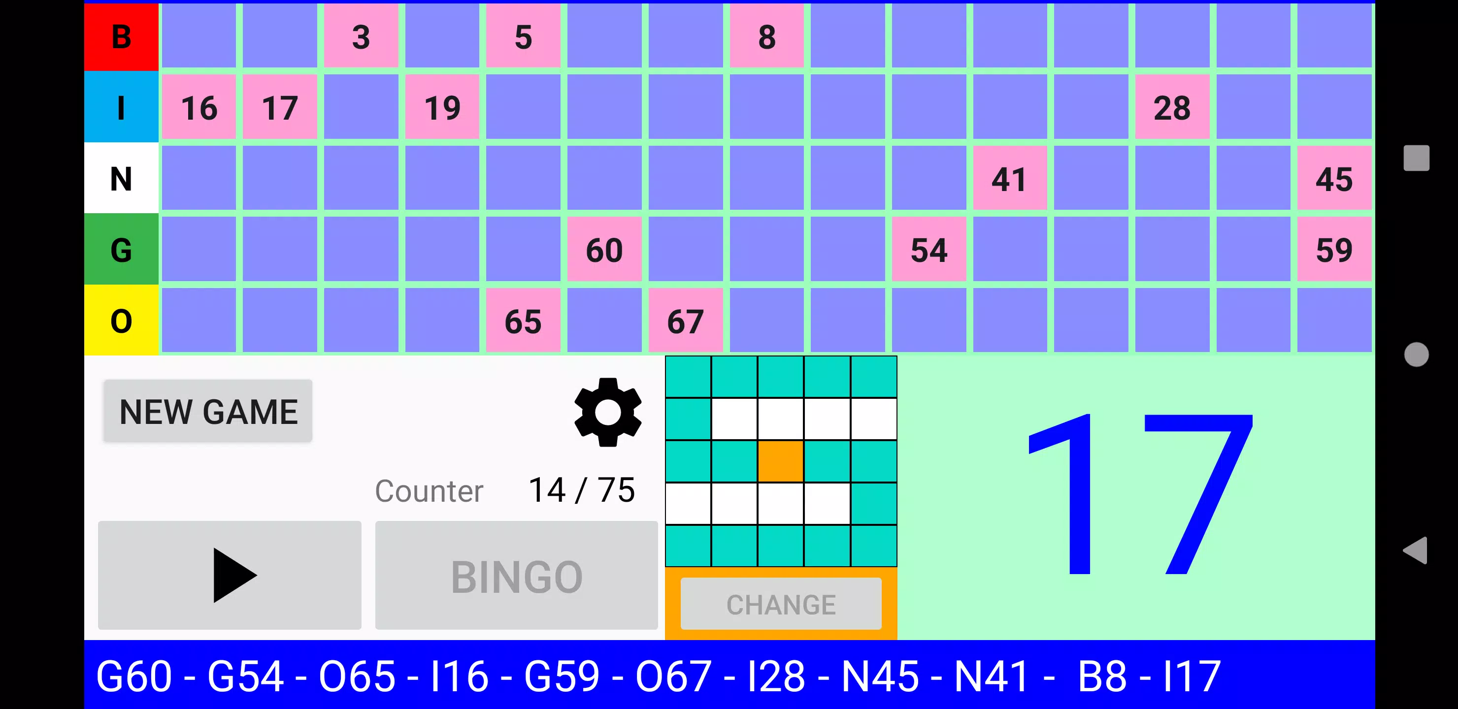 Bingo RS应用截图第2张