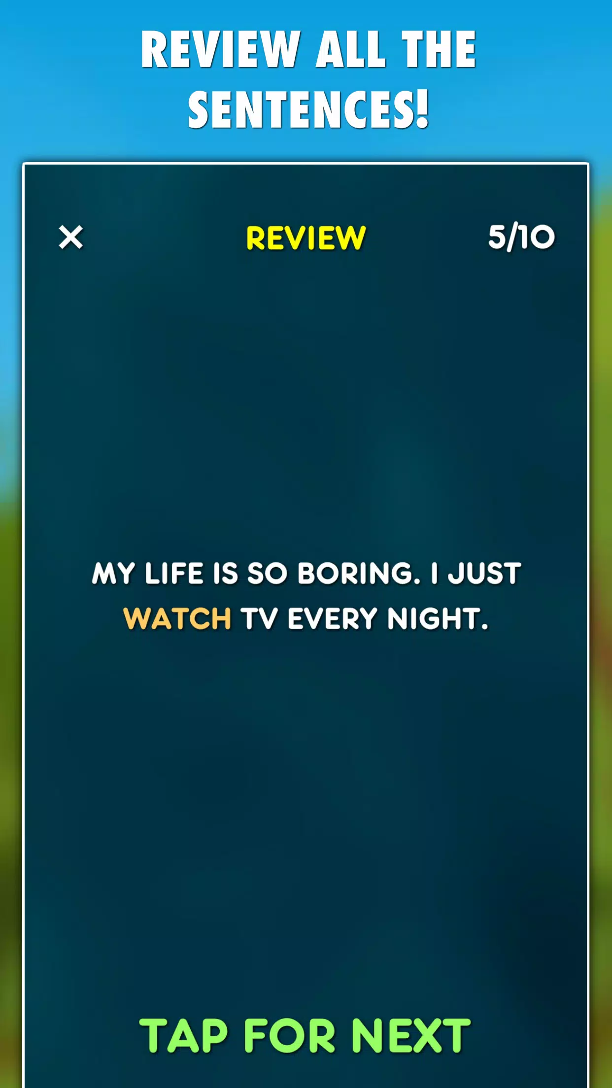 Present Tenses 螢幕截圖 3