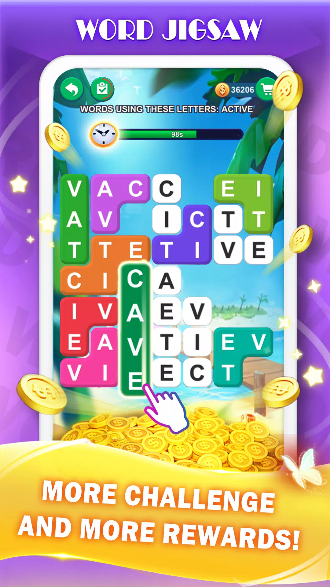 Word Jigsaw Puzzle 螢幕截圖 1
