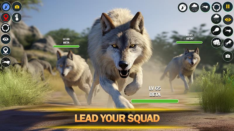 Wolf Simulator: Wild Wolf Game 螢幕截圖 0