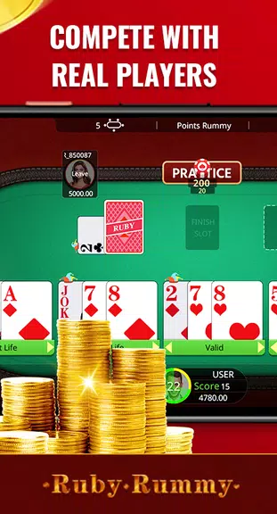 Schermata Ruby Rummy 3