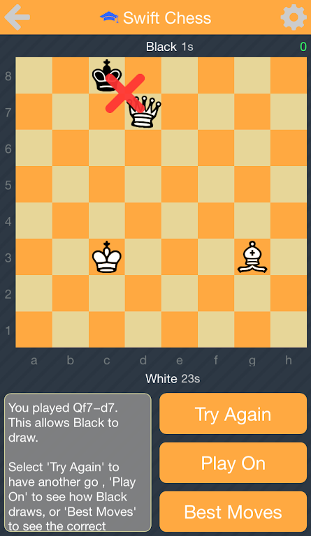 Swift Chess Puzzles (Lite) Zrzut ekranu 1