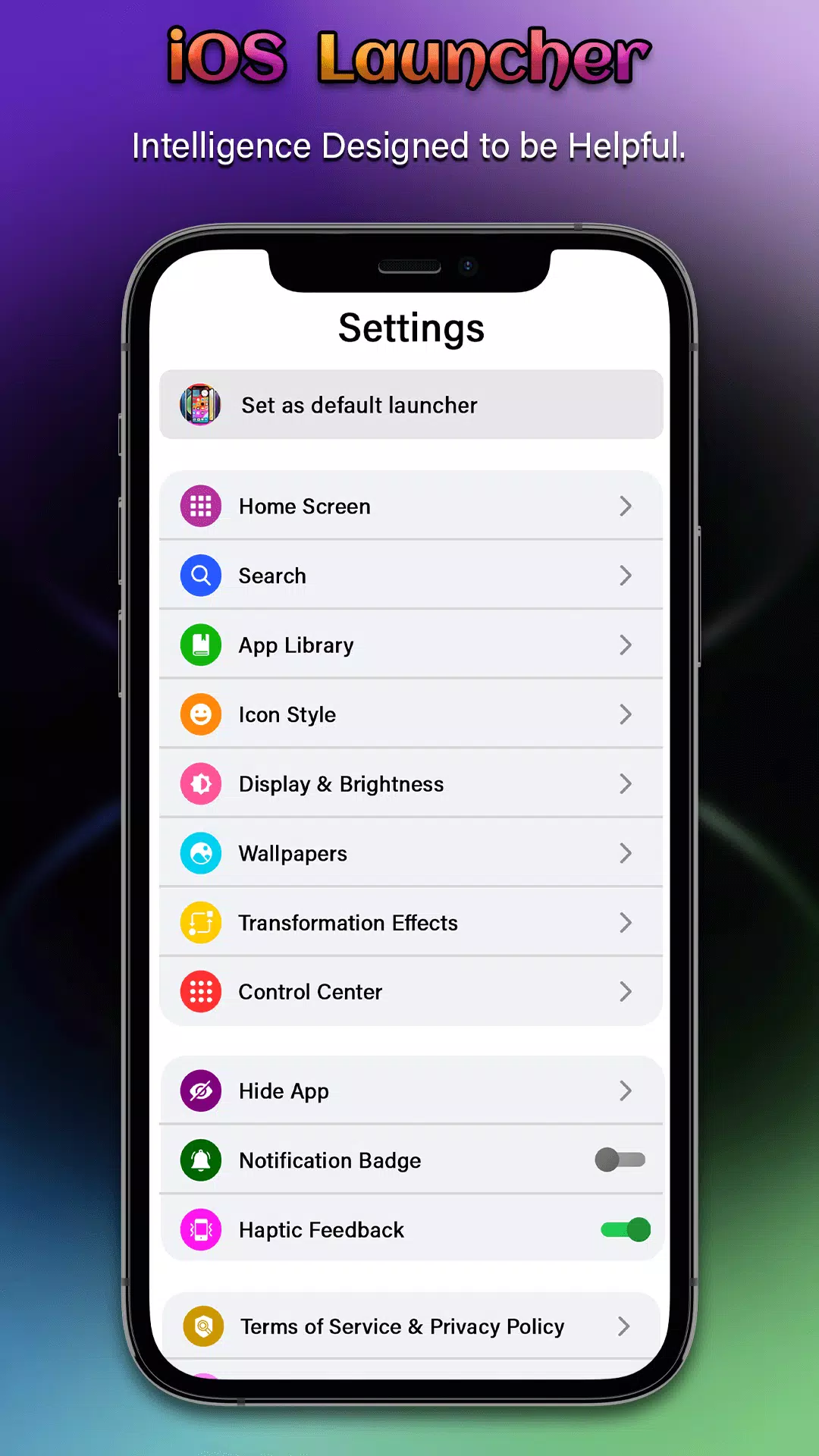 IOS Launcher - iOS 17 Pro Capture d'écran 3