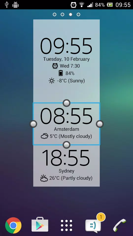 Digital Clock & Weather Widget ဖန်သားပြင်ဓာတ်ပုံ 3