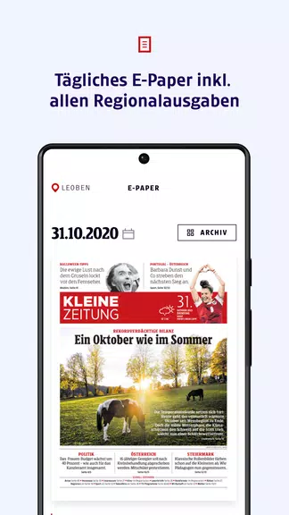 Kleine Zeitung スクリーンショット 2