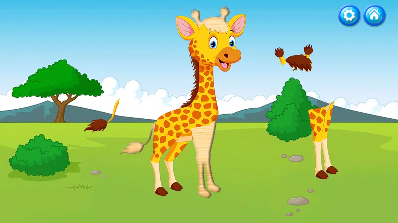 Schermata Kids Puzzles - Safari Puzzles 1