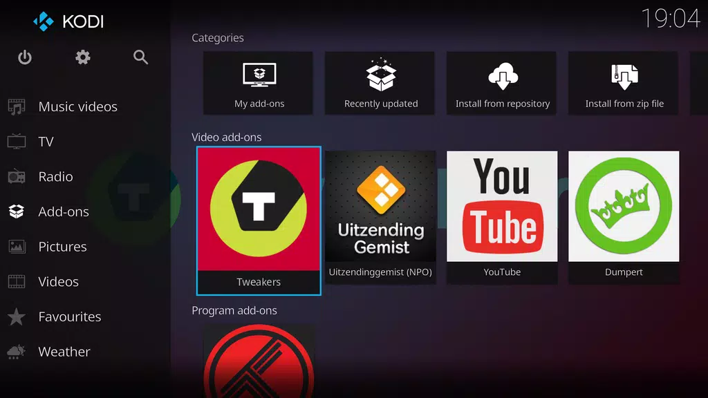 Kodi Schermafbeelding 0