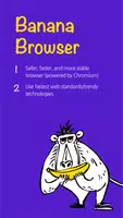 Banana Browser: Adblock, Secur 螢幕截圖 0
