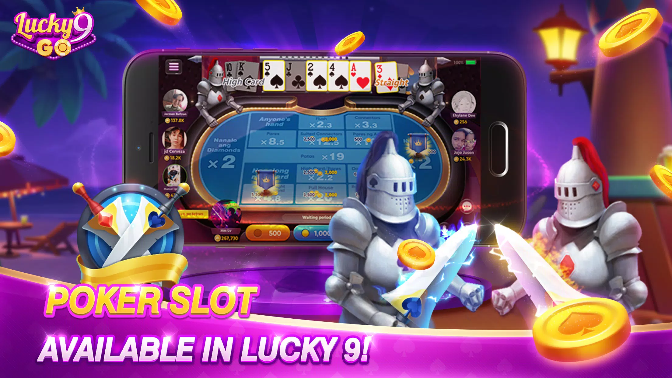 Lucky 9 Go 螢幕截圖 1