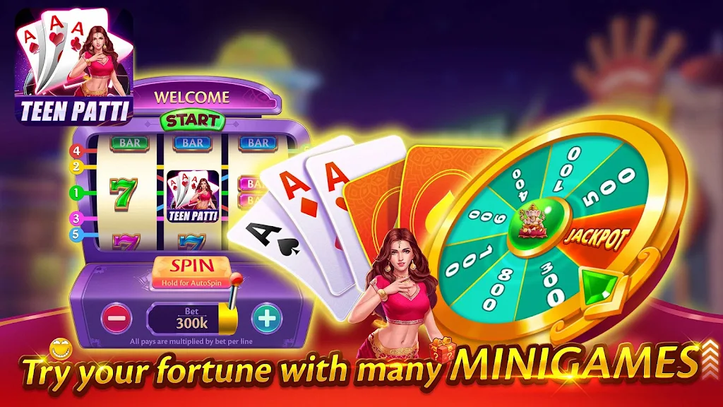 Teen Patti Indian 3 Patti Game Capture d'écran 1