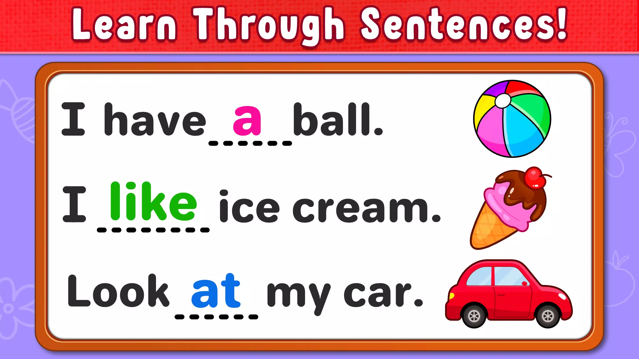 Learn to Read: Kids Games Captura de pantalla 1