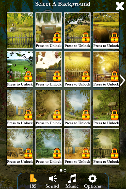 Pyramid Solitaire: The Country 螢幕截圖 1