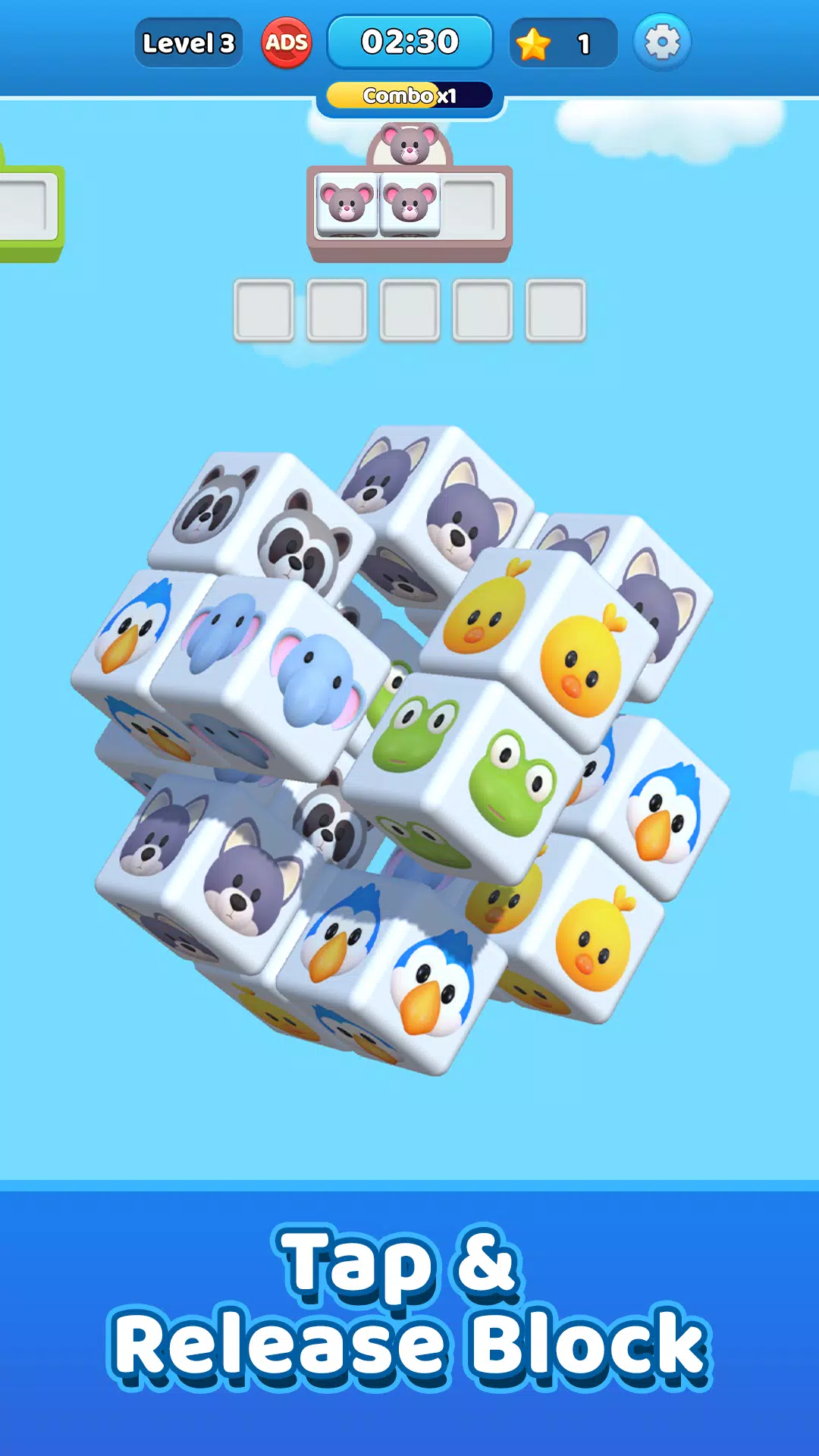 Tap Jam Master: Cube Sort 3D स्क्रीनशॉट 1