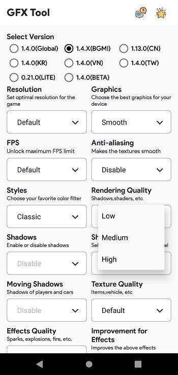 Pubg New State Gfx Tool Pro 螢幕截圖 3