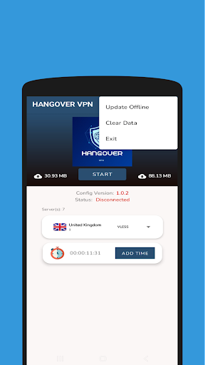 HANGOVER VPN Capture d'écran 1