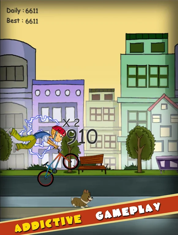 Wheelie starz - the ultimate wheelie challenge Tangkapan skrin 1