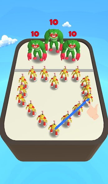 Merge Monster: Frog Evolution Mod Ekran Görüntüsü 0