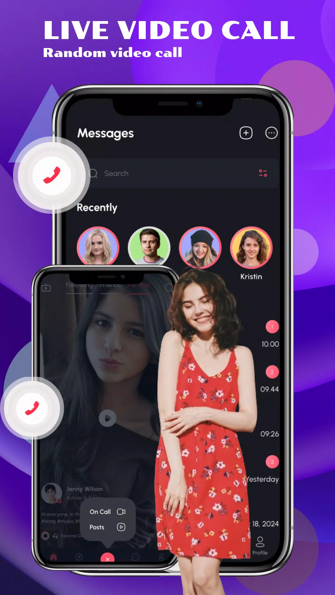 Sexy Video Call & Chat Random 螢幕截圖 2