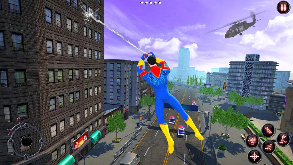 Rope Amazing Hero Crime City S Capture d'écran 2