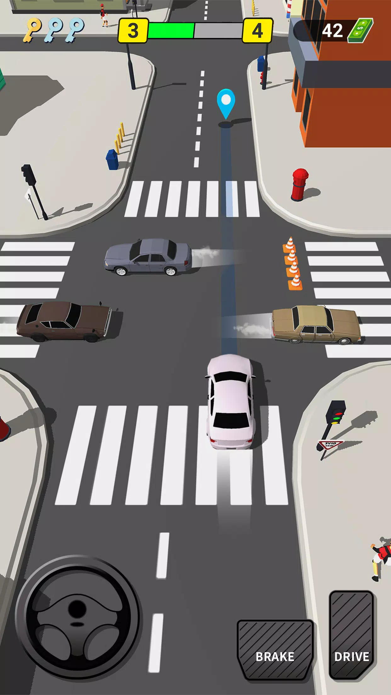 接我 3D：計程車遊戲 螢幕截圖 0