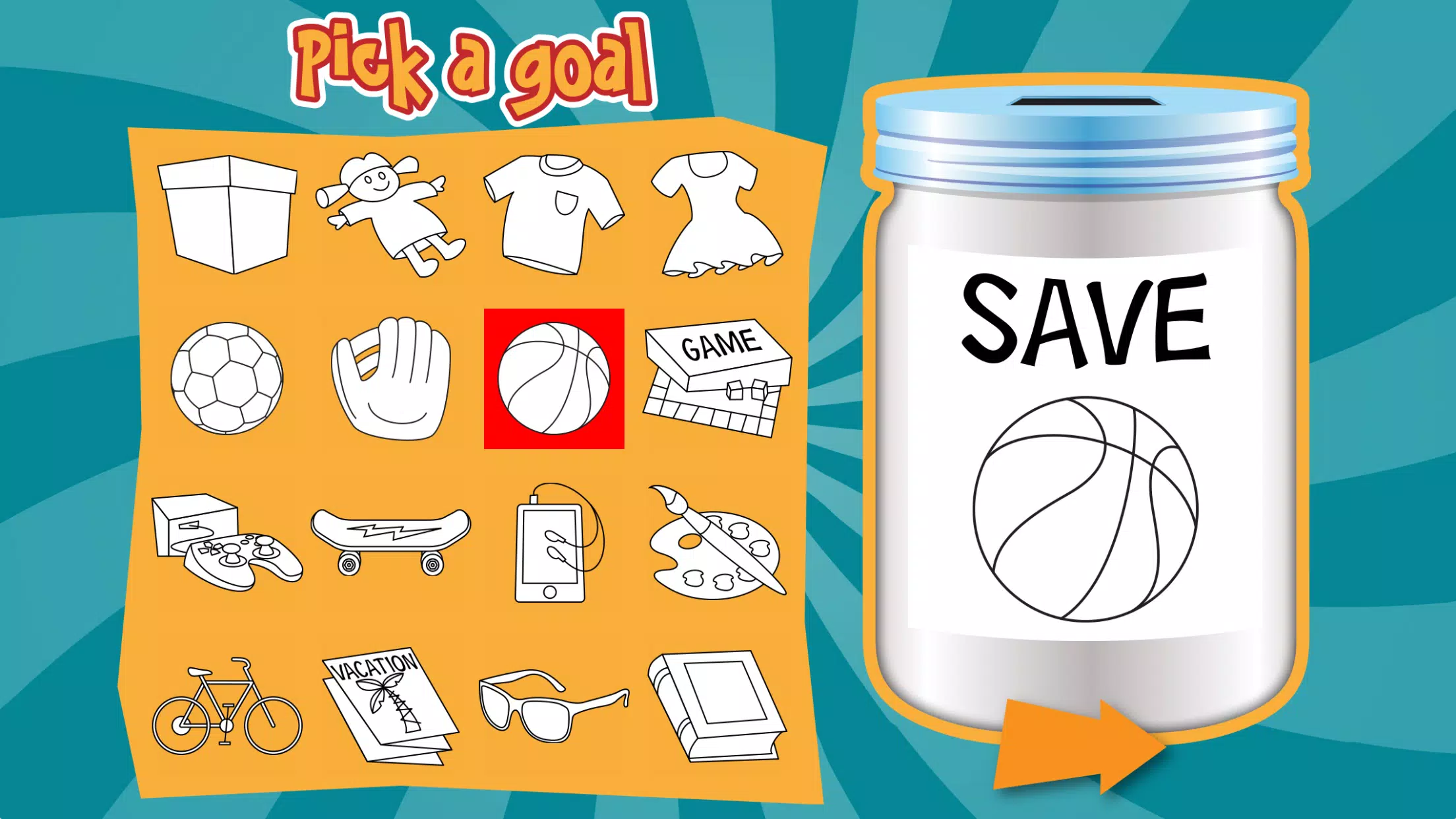 Money Mammals® Save for a Goal 螢幕截圖 1