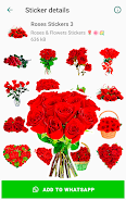 Roses Stickers for WhatsApp Capture d'écran 2