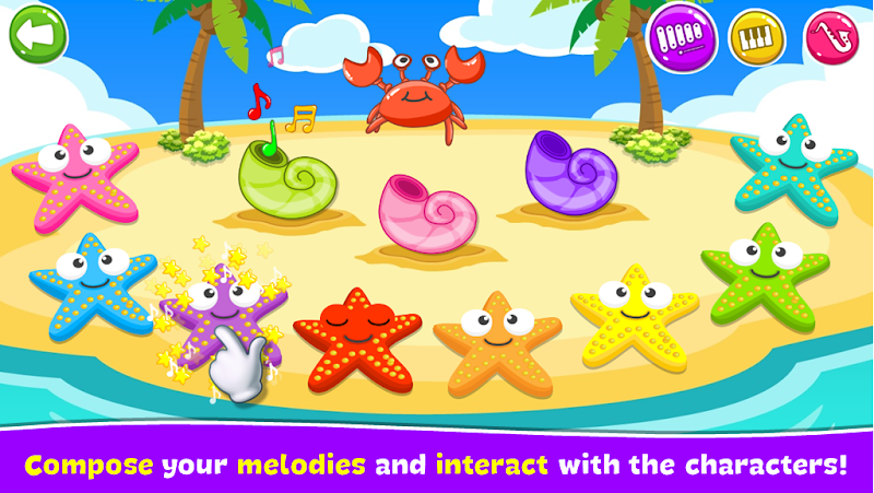 Musical Game for Kids 螢幕截圖 1