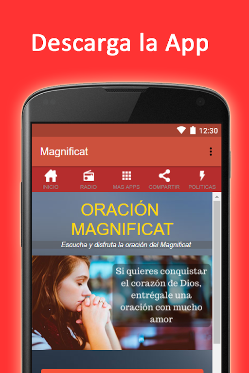 Oracion la magnifica en audio: El Magnificat 螢幕截圖 0