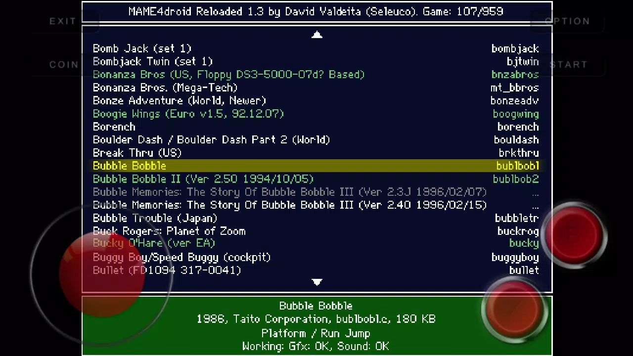 MAME4droid (0.139u1) Screenshot 0