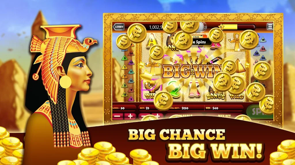 Royal Egypt Pharaoh's Slots Captura de pantalla 1