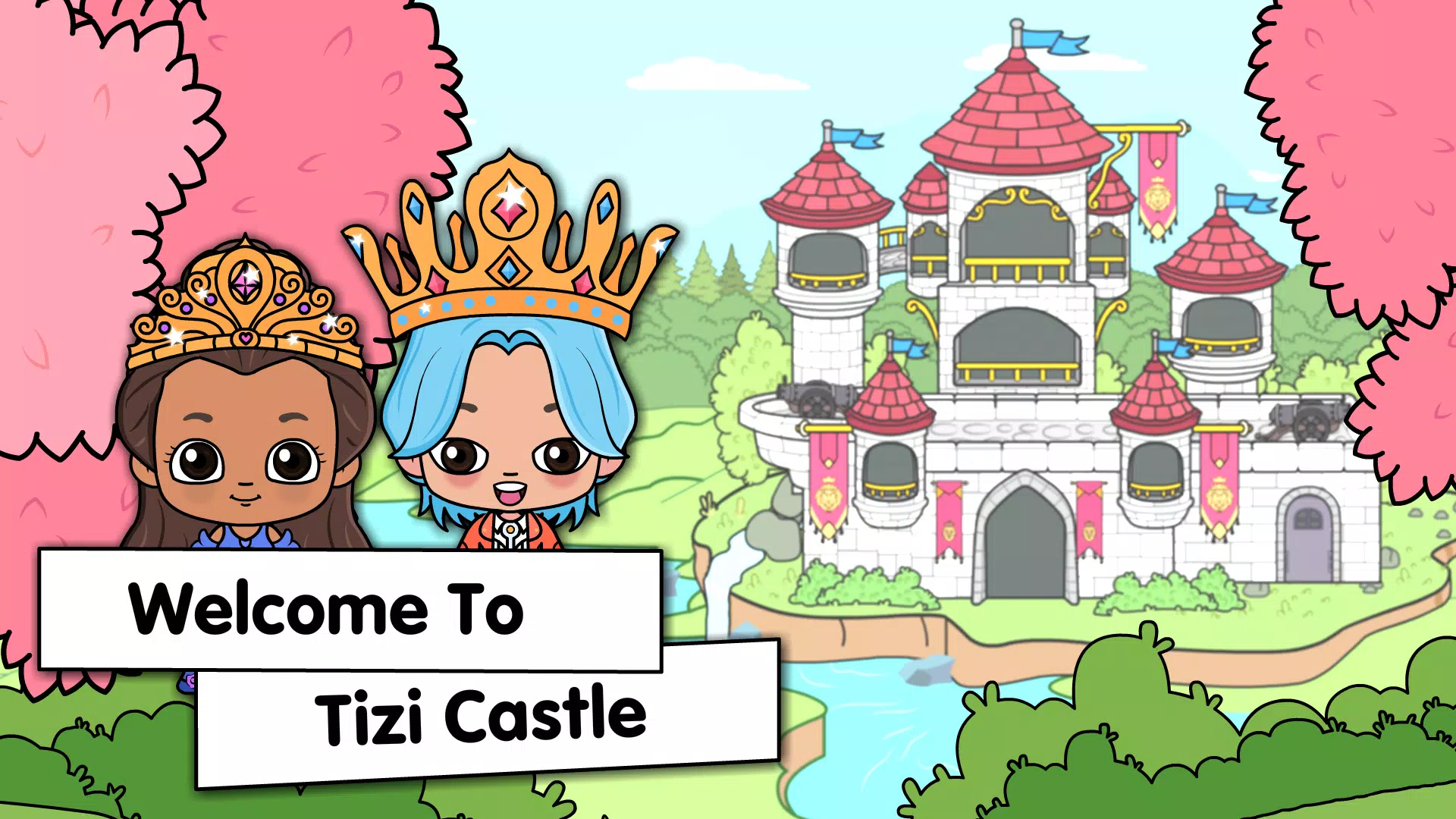 Tizi Town Princess Castle Game 螢幕截圖 0