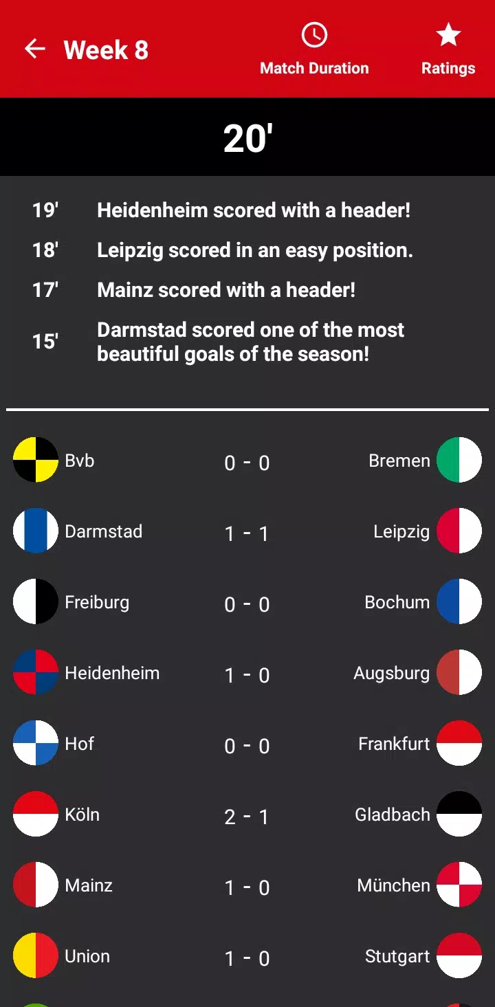 German League Simulator Game 螢幕截圖 2