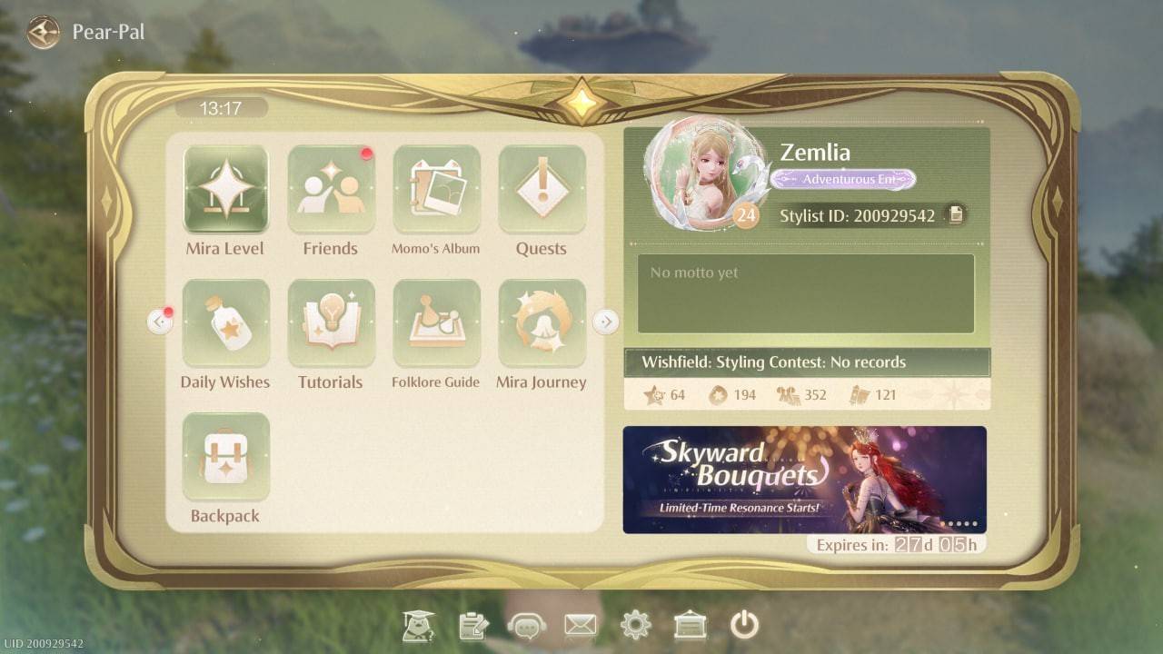 Mira Level Rewards Screen