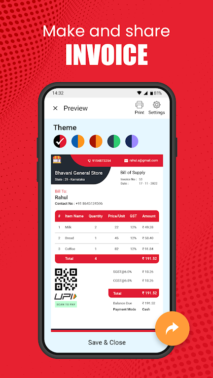 Vyapar Invoice Billing App 스크린샷 0