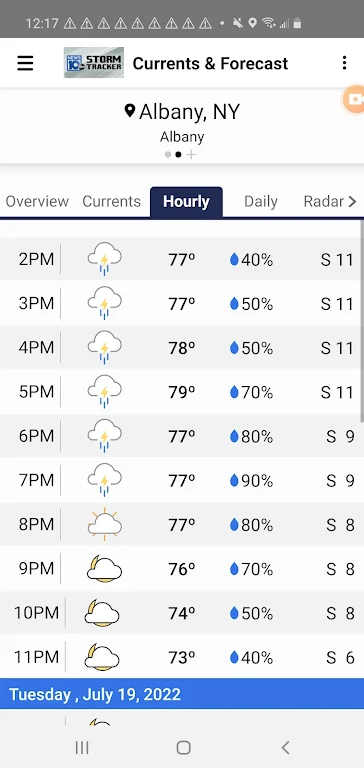 Schermata WTEN Storm Tracker - NEWS10 3