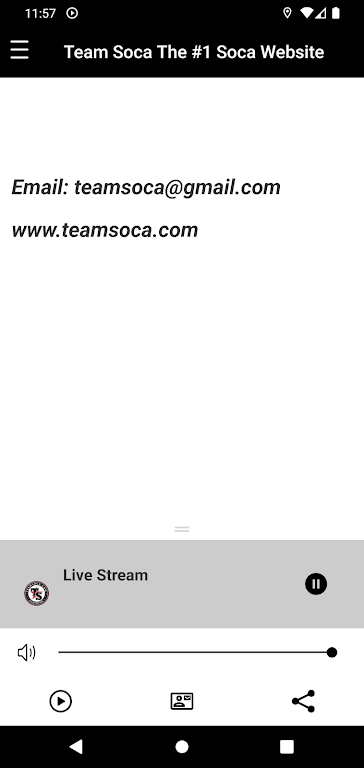 Team Soca ဖန်သားပြင်ဓာတ်ပုံ 0