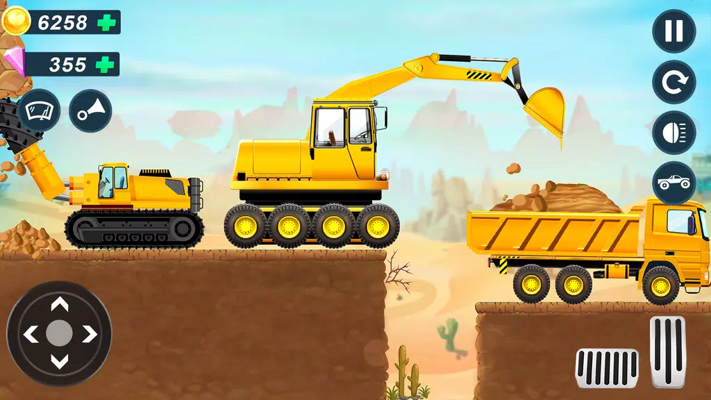 JCB Construction Truck Games Capture d'écran 1